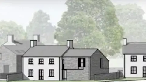 Lake District National Park Authority Artist design of the houses