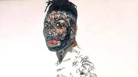 Amoako Boafo self-portrait