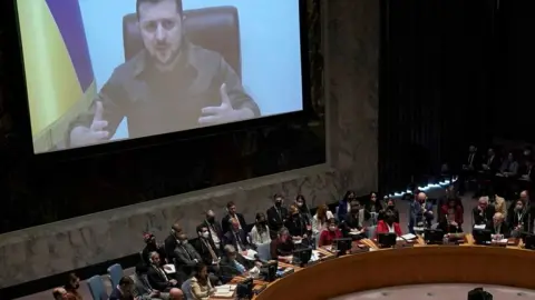 Getty Images Ukrainian President Volodymyr Zelensky