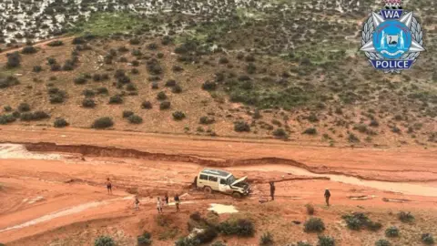 Western Australia Police One of the vehicles the family were believed to be travelling in