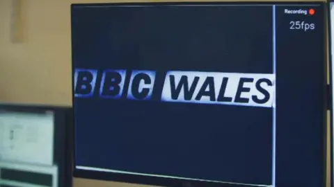 BBC BBC Wales archive being viewed