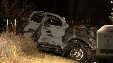 KOSA-TV Fatal crash involving the University of the Southwest men's and women's golf team bus and a Ford 5-150.