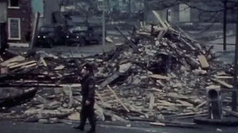 BBC McGurks Bar bomb scene