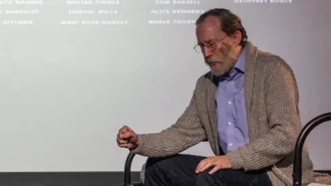 Edwin Flay Edwin Flay on stage as Harold Shipman.