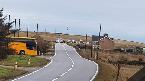 One person dies in three car crash on A90 in Aberdeenshire