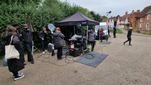 Suffolk Screen The Strays filming in Kersey