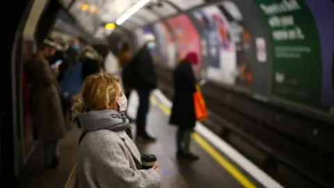 Reuters Commuters on the tube