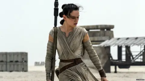 LucasArts British actress Daisy Ridley plays Rey