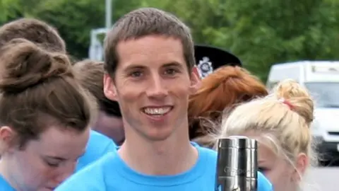 Powys council Commonwealth distance runner Andy Davies.