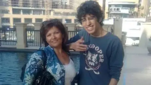 Family handout Roy Curtis and his mother