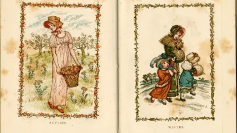 Whitemay Illustrations by Victorian artist Kate Greenaway