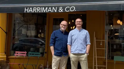 Harriman and Co Mr Harriman (left) with co-owner