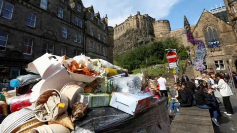 PA Media overflowing bins