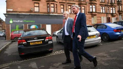 Getty Images Jeremy Corbyn and Richard Leonard