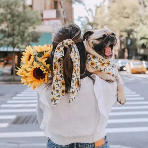 @shop_ariandm Maitri Mody matching with her pug