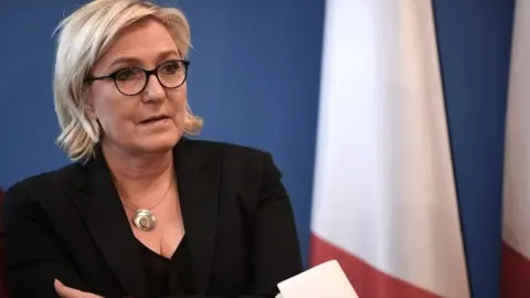 AFP French far-right Front National party president Marine Le Pen in Paris on 8 December 2017