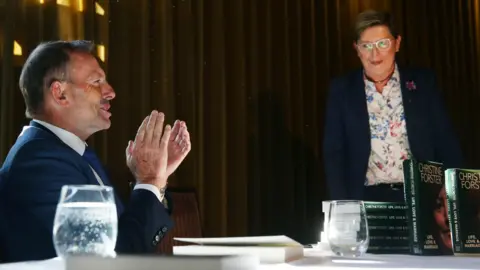 Getty Images Tony Abbott and Christine Forster