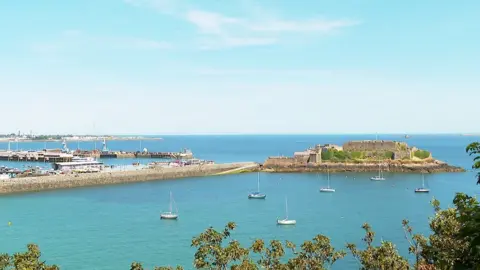 BBC Guernsey harbour