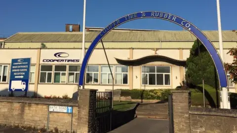 BBC Cooper Tires, Melksham, showing the front of the building