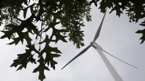 Getty Images A Sinovel wind turbine