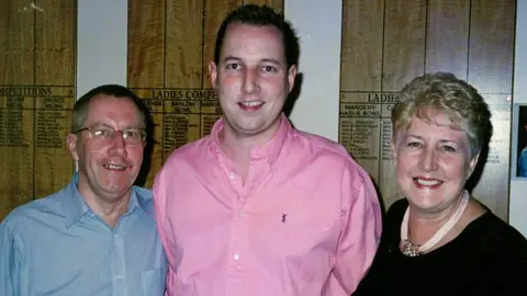 Wilson family Paul Wilson with his parents Margaret and Keith