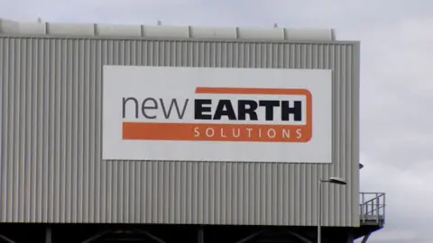 BBC New Earth Solutions sign