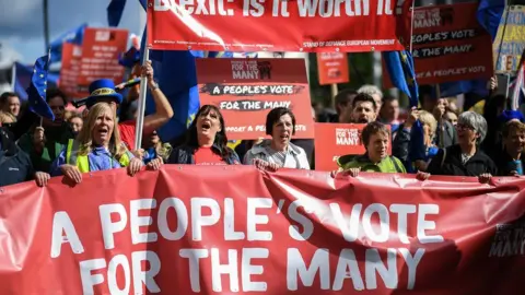Getty Images The March for the Many in Liverpool in September