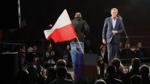 Getty Images Former President of the European Council, Donald Tusk