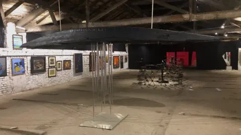 BBC art installation in Kashmir