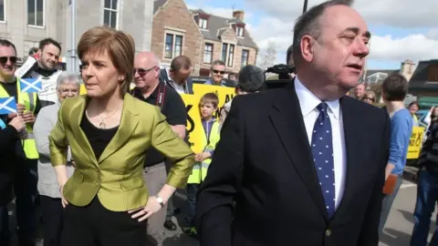 PA Media nicola sturgeon and alex salmond