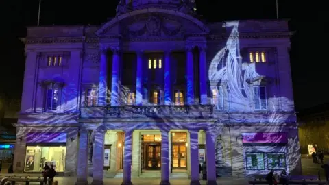 BBC Light projections show Hull's maritime history