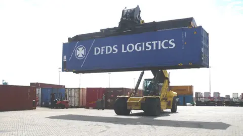 DFDS DFDS Logistics container