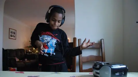 Family photo Caleb as a child