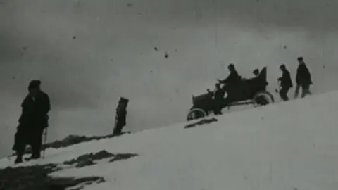 Motoring Over Ben Nevis (1911), BFI National Archi Ford Model T on Ben Nevis