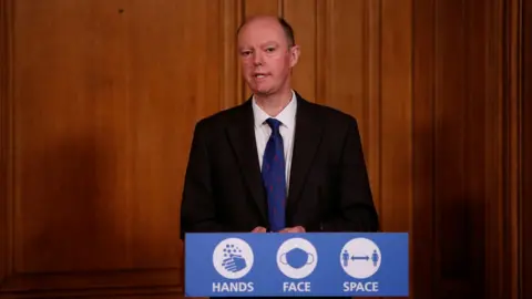 Reuters Britain"s Chief Medical Officer Professor Chris Whitty speaks during a news conference on the ongoing situation with the coronavirus disease (COVID-19), at Downing Street