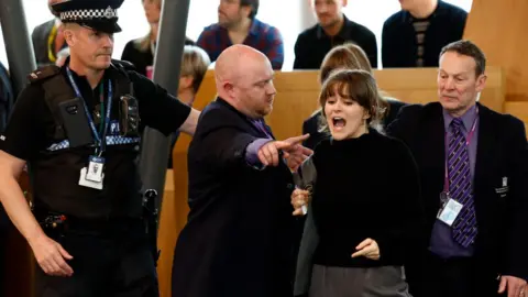 Getty Images female protestor