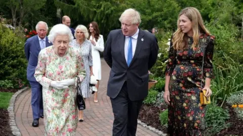 EPA Queen Elizabeth at the G7 summit