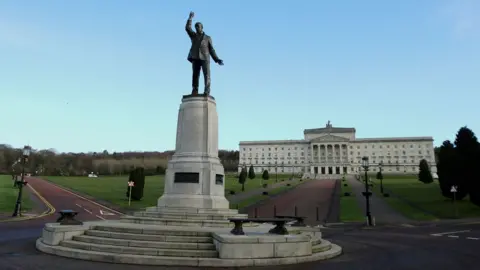 Niall Carson/PA Media A large statue of Carson was erected at Stormont in spite of his reluctance to lead the new parliament in 1921.