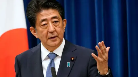 Getty Images Former Japanese Prime Minister Shinzo Abe