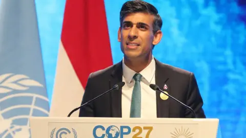 EPA Rishi Sunak said climate security goes hand in hand with energy security