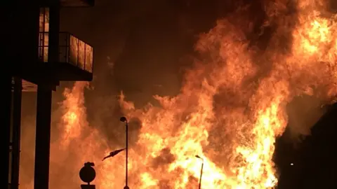 Courtesy of Ken Early bonfire