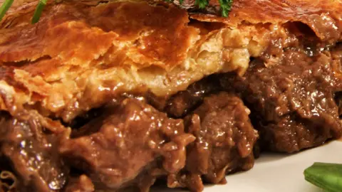 Measures Butchers Meat pie