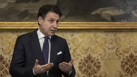 Getty Images Italian Prime Minister Giuseppe Conte