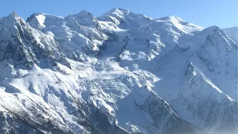 Getty Images The Mont Blanc near Chamonix, France, 25 February 2018