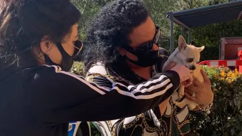 Wiltshire Police Lisa Lockey and family with Paris