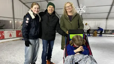 BBC Imogen with her family