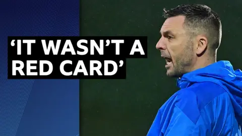 Ballymena United manager Jim Ervin