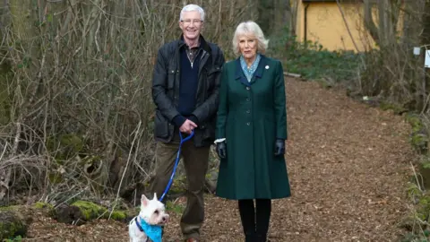 Getty Images Paul O'Grady and Camilla, the Queen Consort