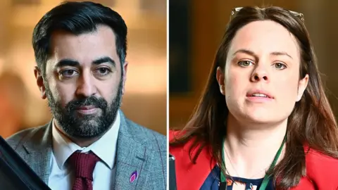 Getty Images Humza Yousaf and Kate Forbes