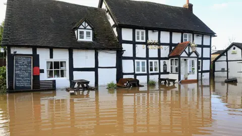 Christopher Furlong flooded pub